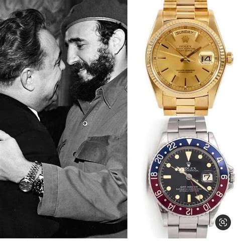 fidel castro two rolex whhy|fidel castro watches.